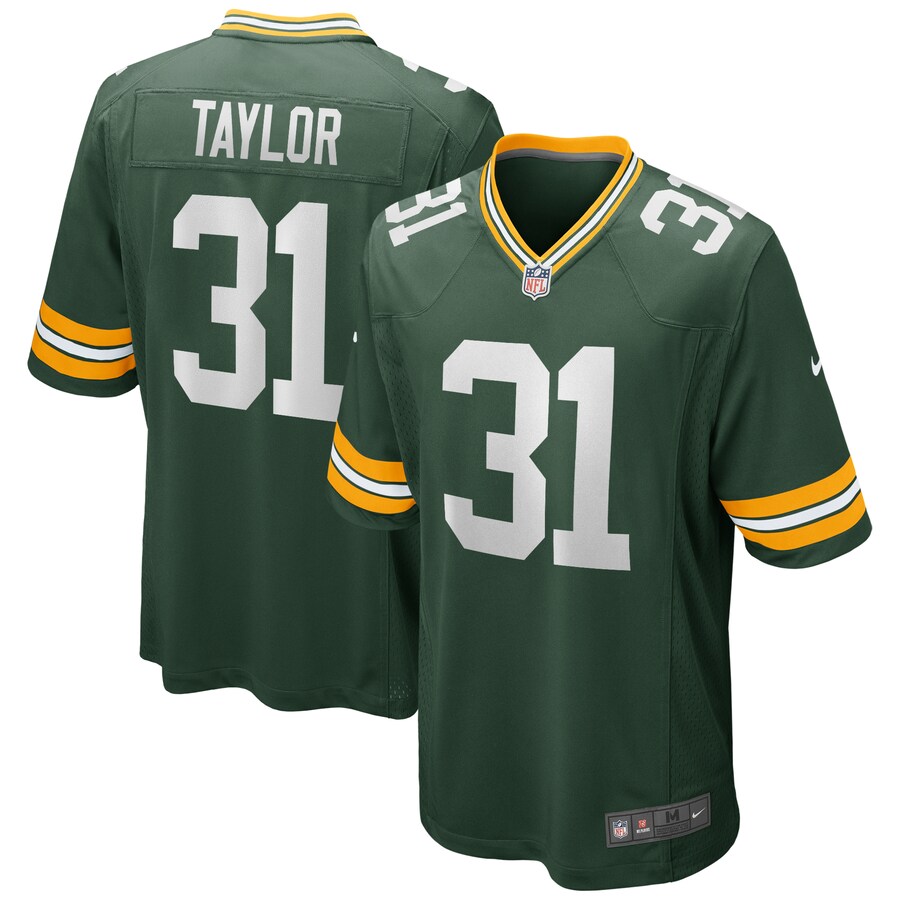 Men's Green Bay Packers Jim Taylor Nike Green Game Retired Player Jersey - Jersey