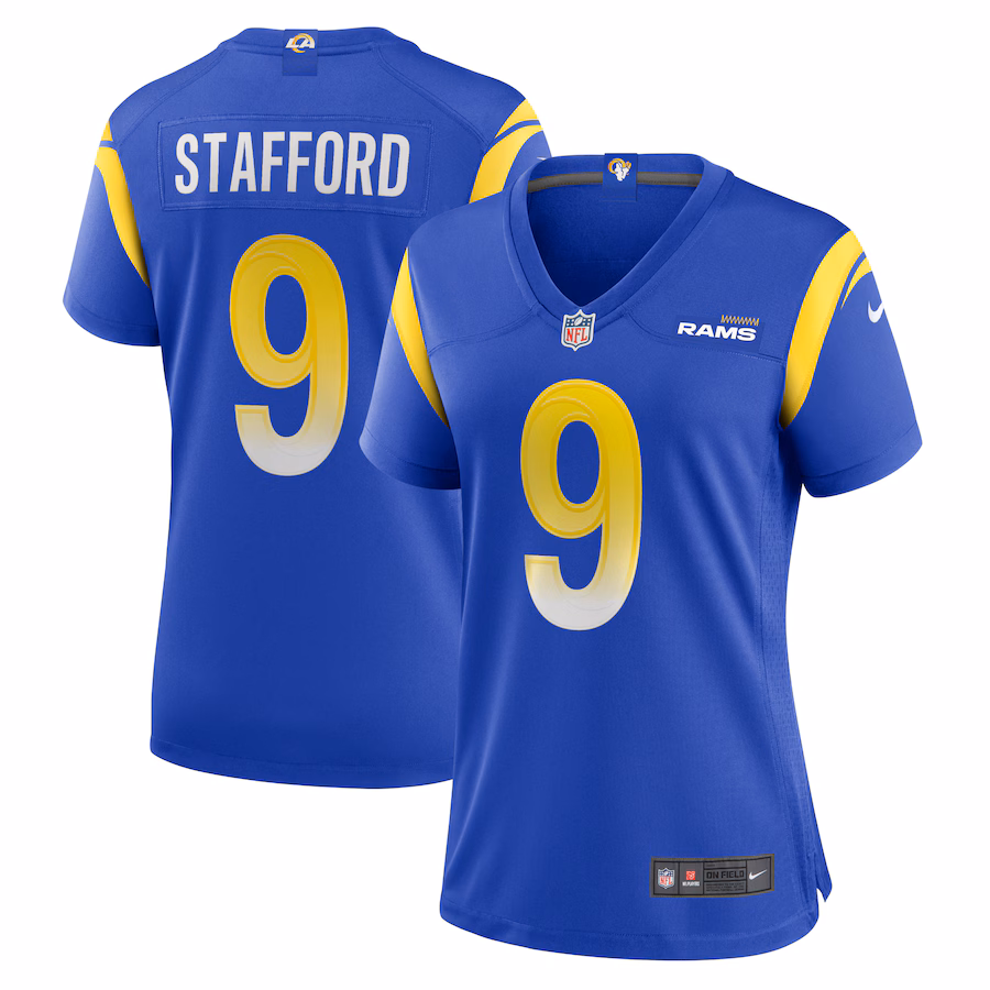 Women's Los Angeles Rams Matthew Stafford Nike Royal Game Jersey - Jersey