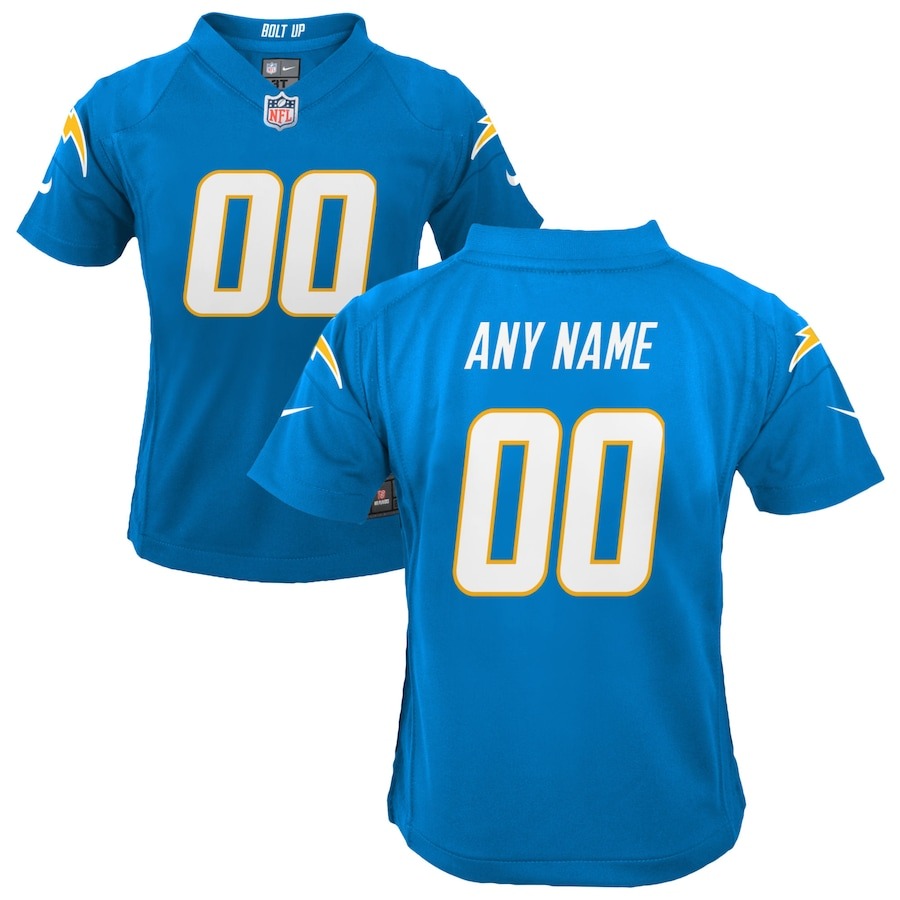 Youth Los Angeles Chargers Nike Powder Blue Custom Game Jersey - Jersey