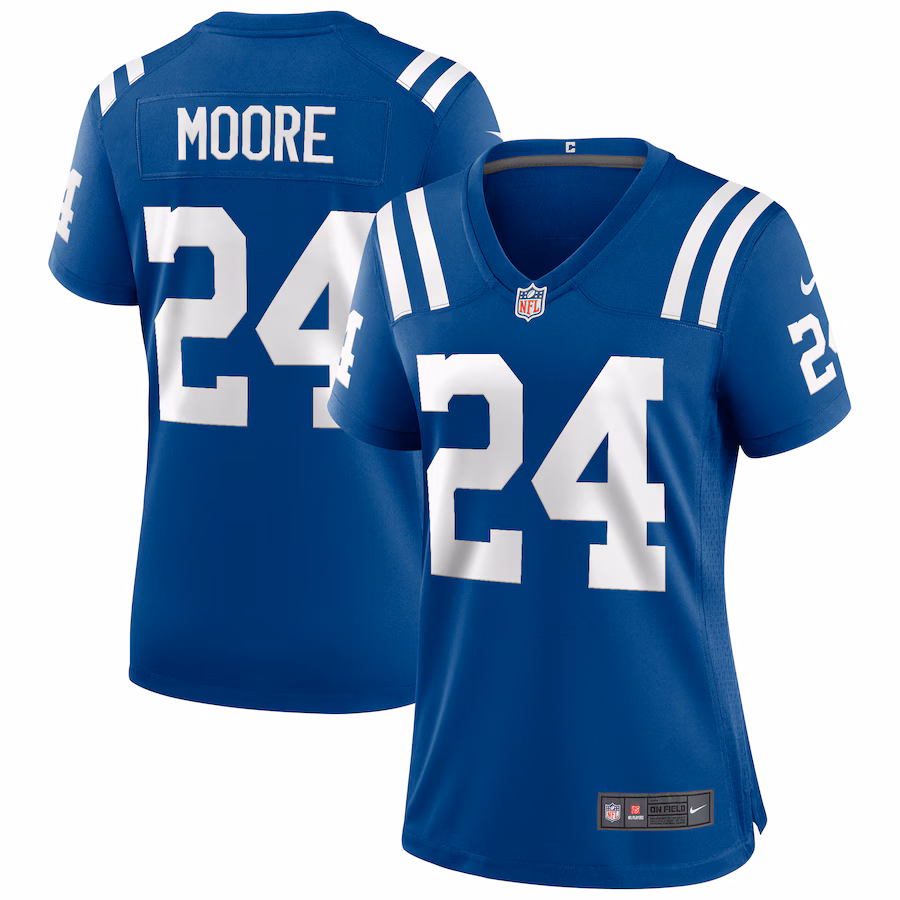 Women's Indianapolis Colts Lenny Moore Nike Royal Game Retired Player Jersey - Jersey