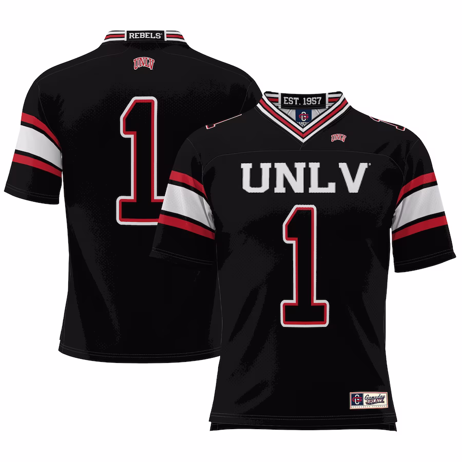 #1 UNLV Rebels GameDay Greats Football Jersey - Cardinal - Jersey
