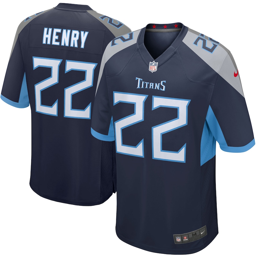 Youth Tennessee Titans Derrick Henry Nike Navy Game Jersey - Jersey