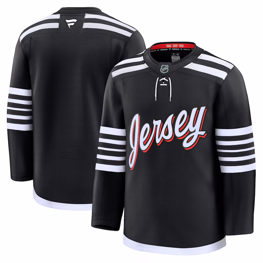 Men's New Jersey Devils Fanatics Black Alternate Premium Jersey - Jersey
