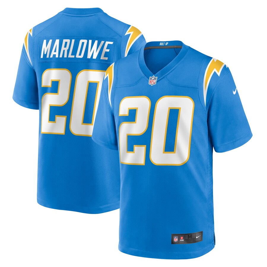 Men's Los Angeles Chargers Dean Marlowe Nike  Powder Blue Team Game Jersey - Jersey