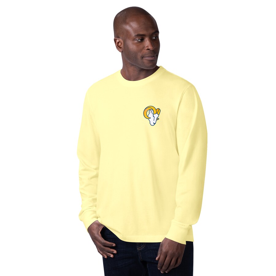 Men's Los Angeles Rams  Margaritaville Yellow Gametime Long Sleeve T-Shirt - Jersey