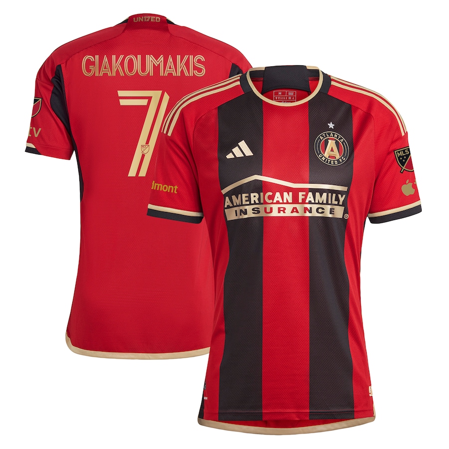 Men's Atlanta United FC Giorgos Giakoumakis adidas Black 2023 The 17s' Kit Authentic Player Jersey - Jersey