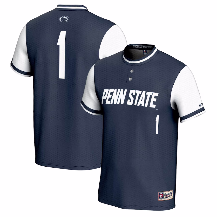 #1 Penn State Nittany Lions GameDay Greats Unisex Lightweight Softball Jersey - Navy - Jersey