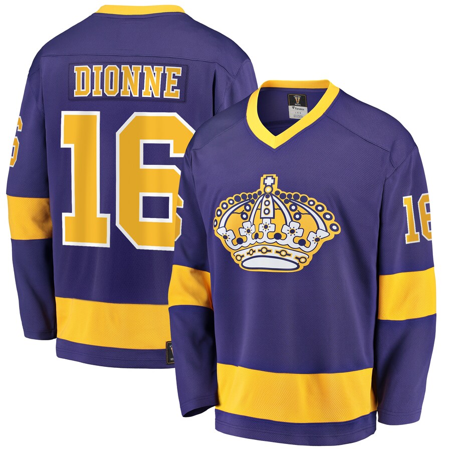 Men's Los Angeles Kings Marcel Dionne Fanatics Branded Purple Premier Breakaway Retired Player Jersey - Jersey