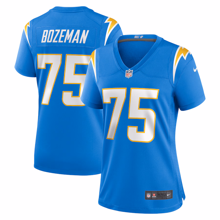 Women's Los Angeles Chargers Bradley Bozeman Nike  Powder Blue  Game Jersey - Jersey