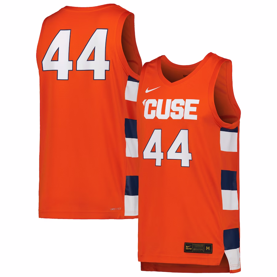 #44 Syracuse Orange Nike Team Replica Basketball Jersey - Orange - Jersey