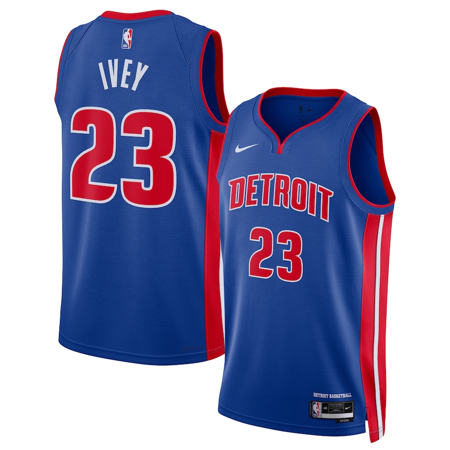 Unisex Detroit Pistons Jaden Ivey Nike Blue 2022 NBA Draft First Round Pick Swingman Jersey - Icon Edition - Jersey