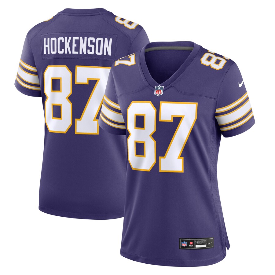 Women's Minnesota Vikings T.J. Hockenson Nike Purple Player Jersey - Jersey