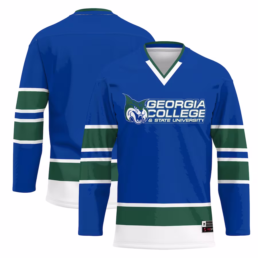 Georgia College Bobcats GameDay Greats Hockey Jersey - Blue - Jersey