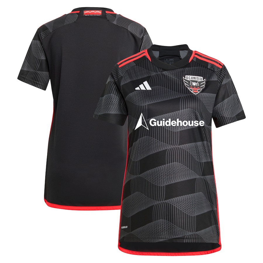 Women's D.C. United  adidas Black 2024 The Icon Kit Replica Jersey - Jersey