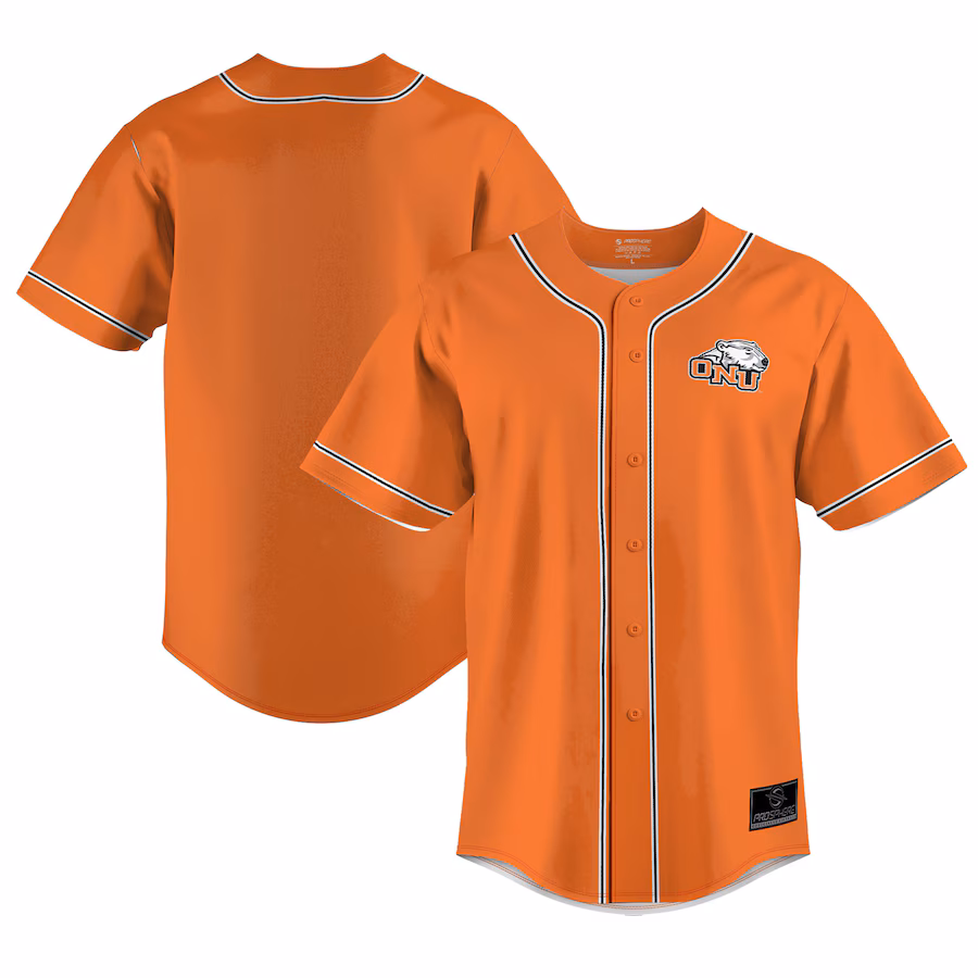 Youth ProSphere Orange Ohio Northern Polar Bears Baseball Jersey - Jersey