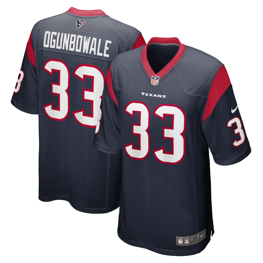 Men's Houston Texans Dare Ogunbowale Nike Navy Game Player Jersey - Jersey
