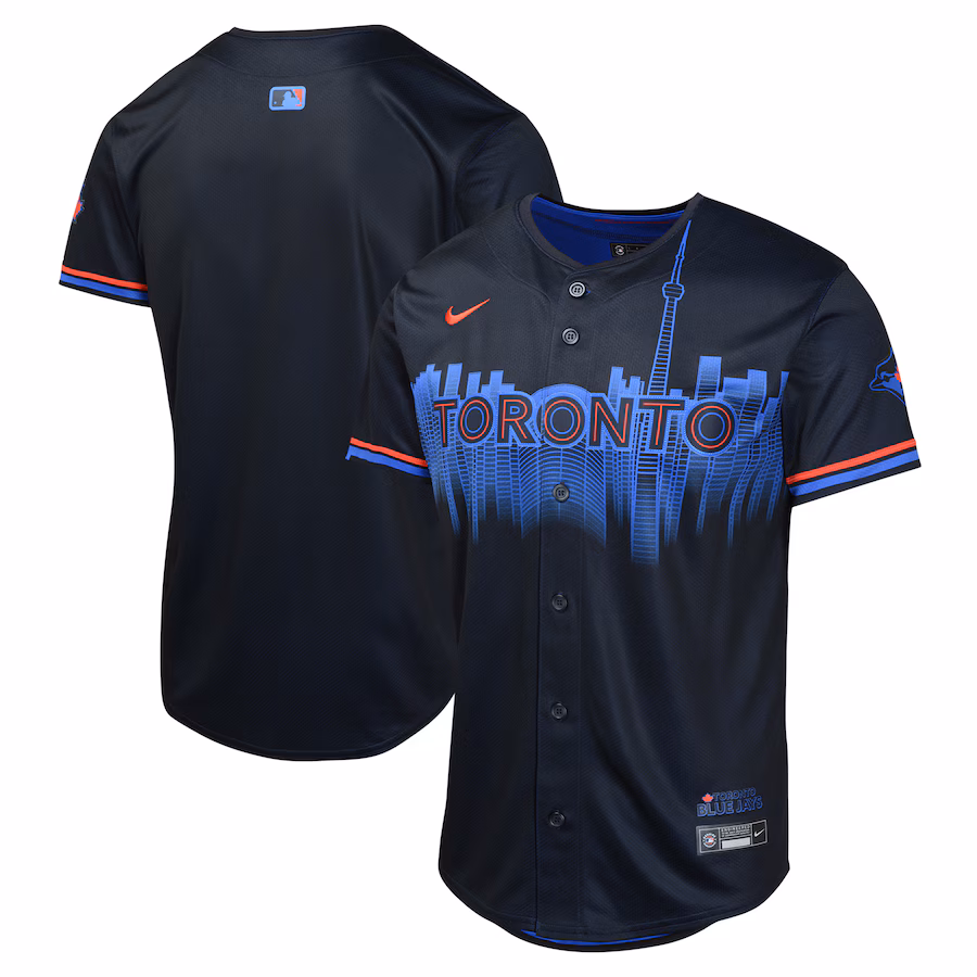Youth Toronto Blue Jays Nike Black 2024 City Connect Limited Jersey - Jersey