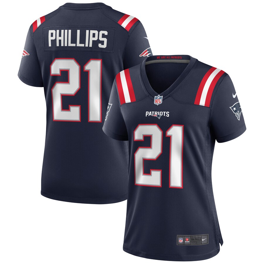 Women's New England Patriots Adrian Phillips Nike Navy Game Jersey - Jersey