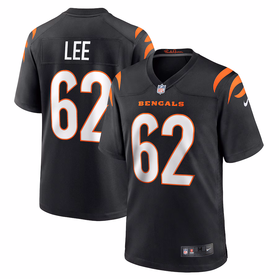 Men's Cincinnati Bengals Matt Lee Nike Black Game Jersey - Jersey