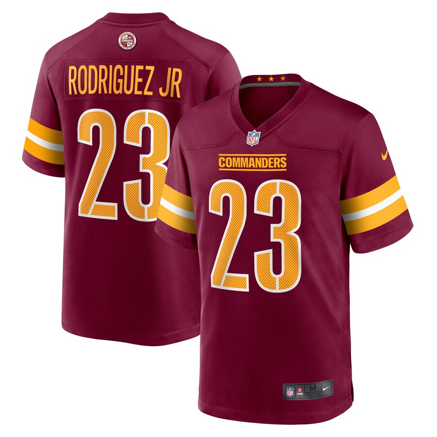 Men's Washington Commanders Chris Rodriguez Jr. Nike Burgundy Team Game Jersey - Jersey
