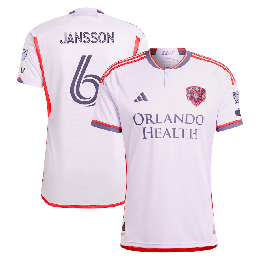 Men's Orlando City SC Robin Jansson adidas Purple 2024 Legacy Kit Authentic Player Jersey - Jersey