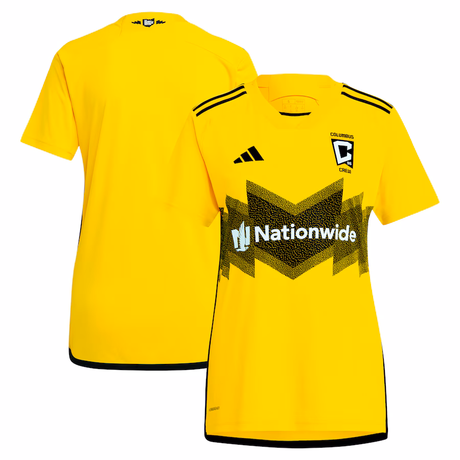 Women's Columbus Crew  adidas Yellow 2024 The Home Kit Replica Jersey - Jersey
