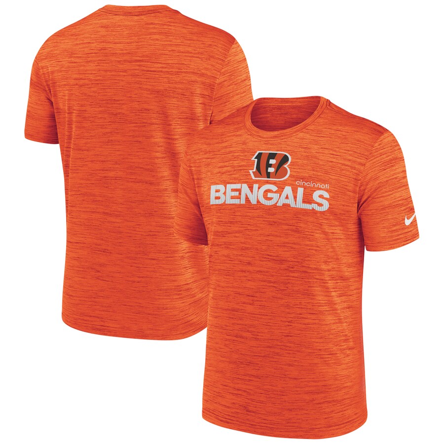 Men's Cincinnati Bengals Nike Orange Blitz Velocity Modern Performance T-Shirt - Jersey