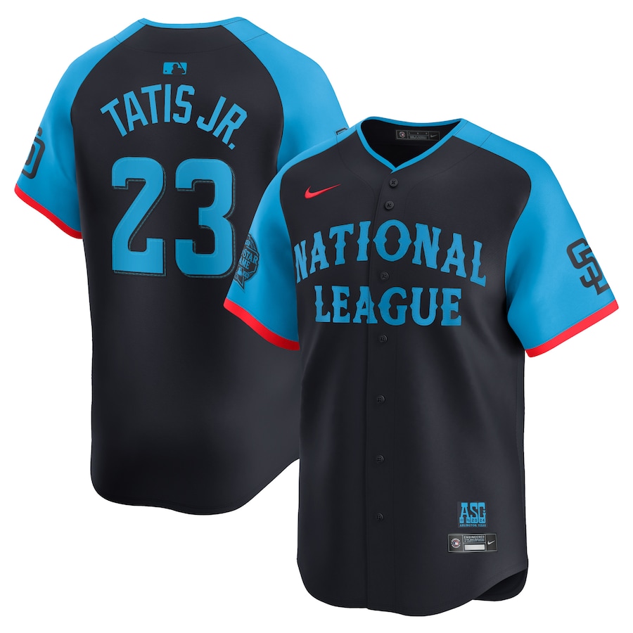 Men's National League Fernando Tatis Jr. Nike Navy 2024 MLB All-Star Game Limited Player Jersey - Jersey