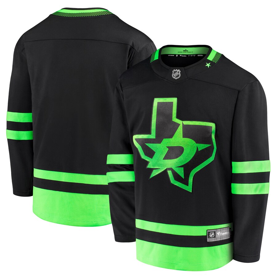 Men's Dallas Stars Fanatics Branded Black 2020/21 Alternate Premier Breakaway Jersey - Jersey