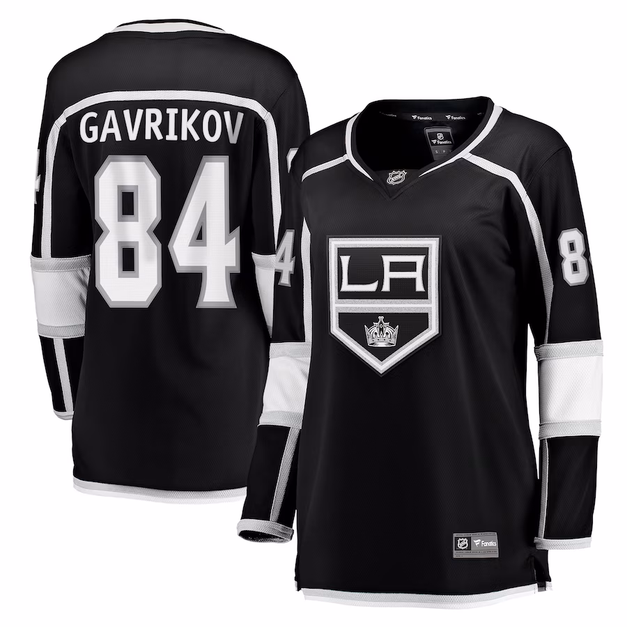 Women's Los Angeles Kings Vladislav Gavrikov Fanatics Black Home Breakaway Jersey - Jersey