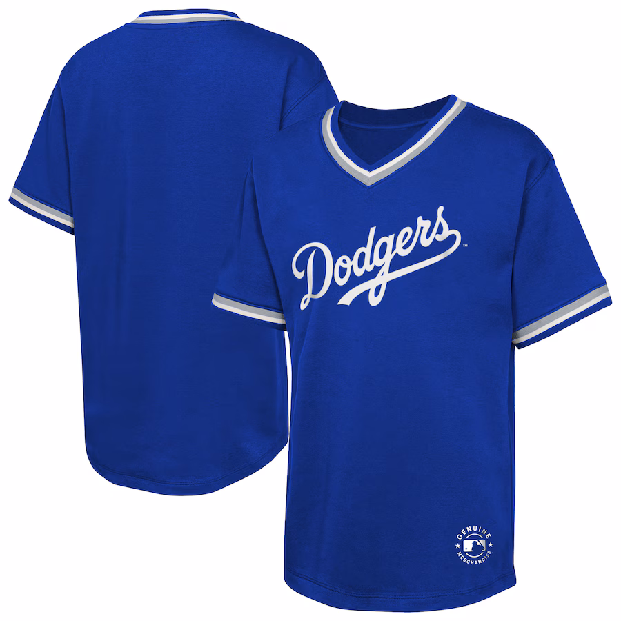 Youth Los Angeles Dodgers Royal Relief Pitcher V-Neck T-Shirt - Jersey