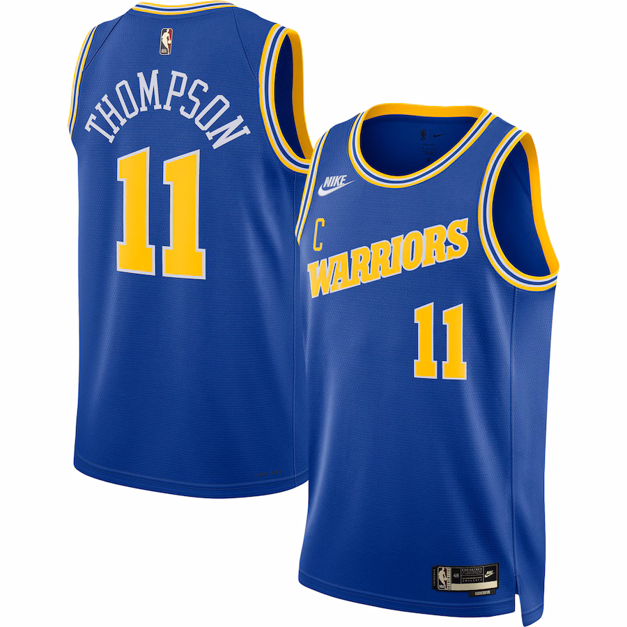Men's Golden State Warriors Klay Thompson Nike Blue Swingman Jersey - Classic Edition - Jersey