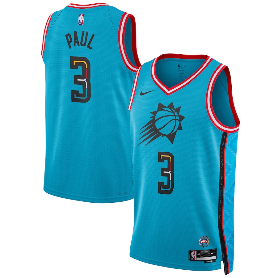 Unisex Phoenix Suns Chris Paul Nike Turquoise 2022/23 Swingman Jersey - City Edition - Jersey