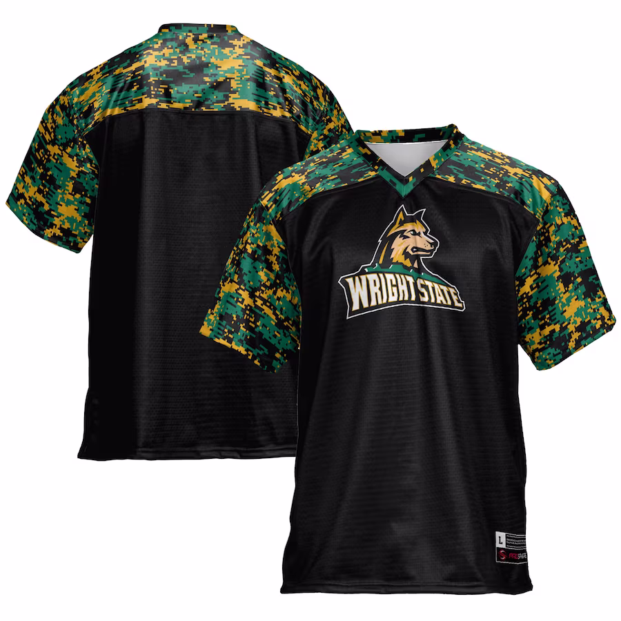 Wright State Raiders GameDay Greats Football Jersey - Black - Jersey