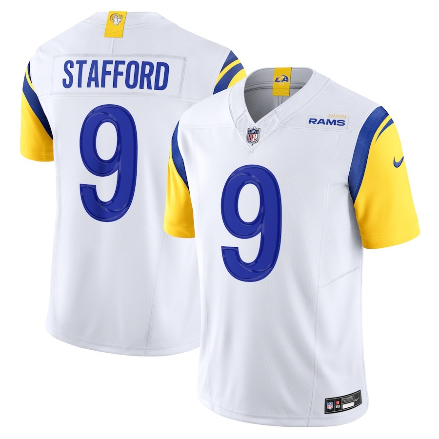 Men's Los Angeles Rams Matthew Stafford Nike White Vapor F.U.S.E. Limited Jersey - Jersey