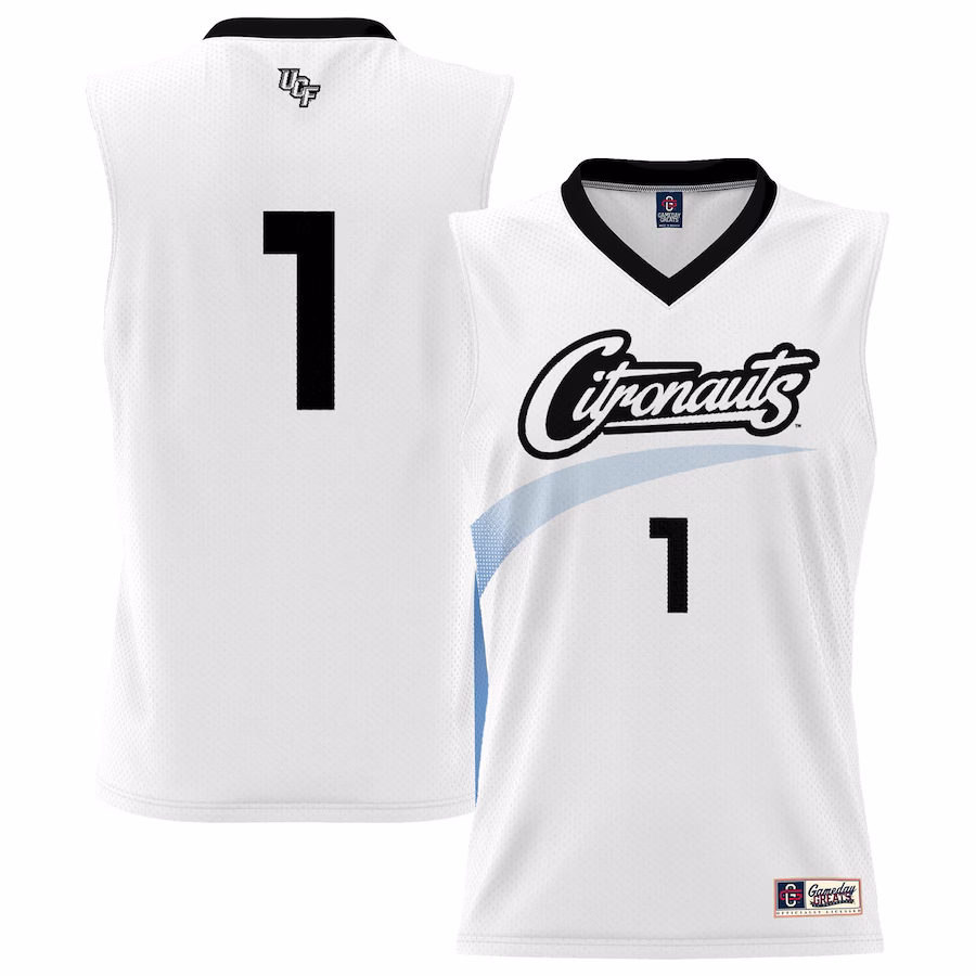 #1  UCF Knights GameDay Greats  Lightweight Basketball Jersey - White - Jersey