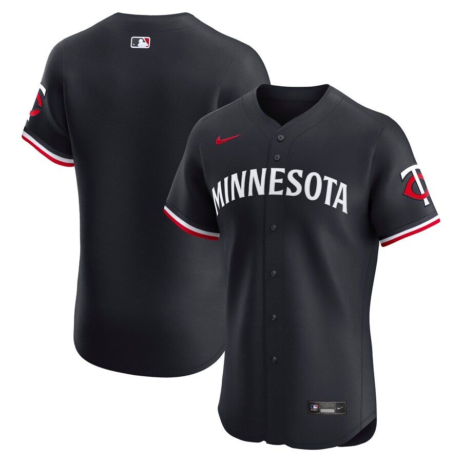Men's Minnesota Twins Nike Navy Alternate 2 Elite Jersey - Jersey