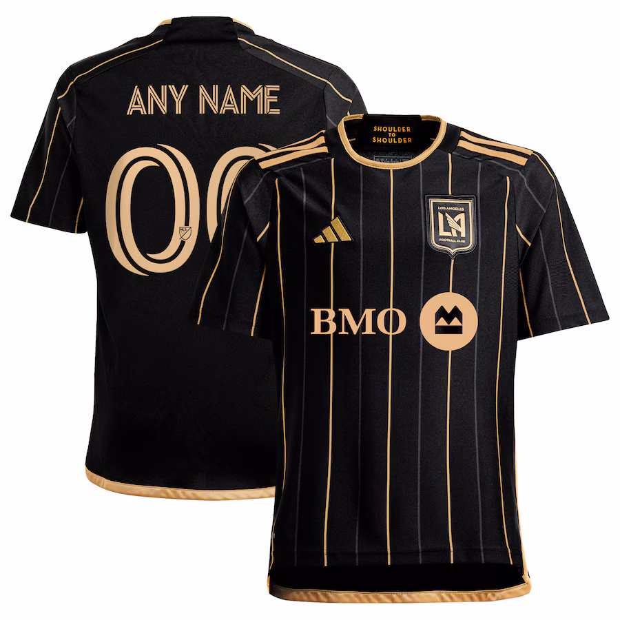Youth LAFC  adidas Black 2024 Primary Replica Custom Jersey - Jersey