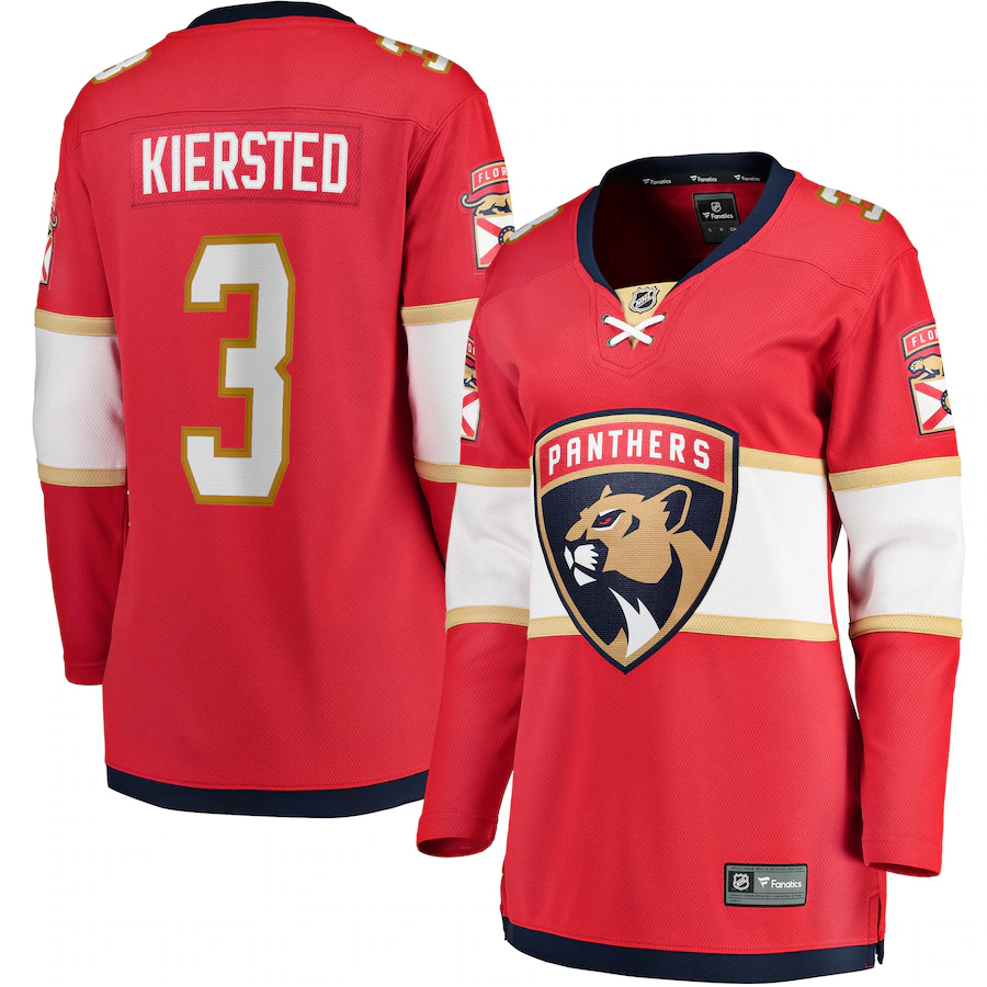 Women's Florida Panthers Matt Kiersted Fanatics Red Home Team Breakaway Player Jersey - Jersey