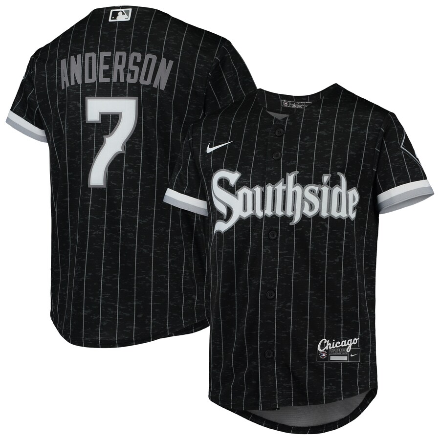 Youth Chicago White Sox Tim Anderson Nike Black City Connect Replica Player Jersey - Jersey