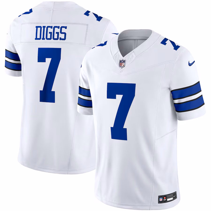 Men's Dallas Cowboys Trevon Diggs Nike White Vapor F.U.S.E. Limited Jersey - Jersey