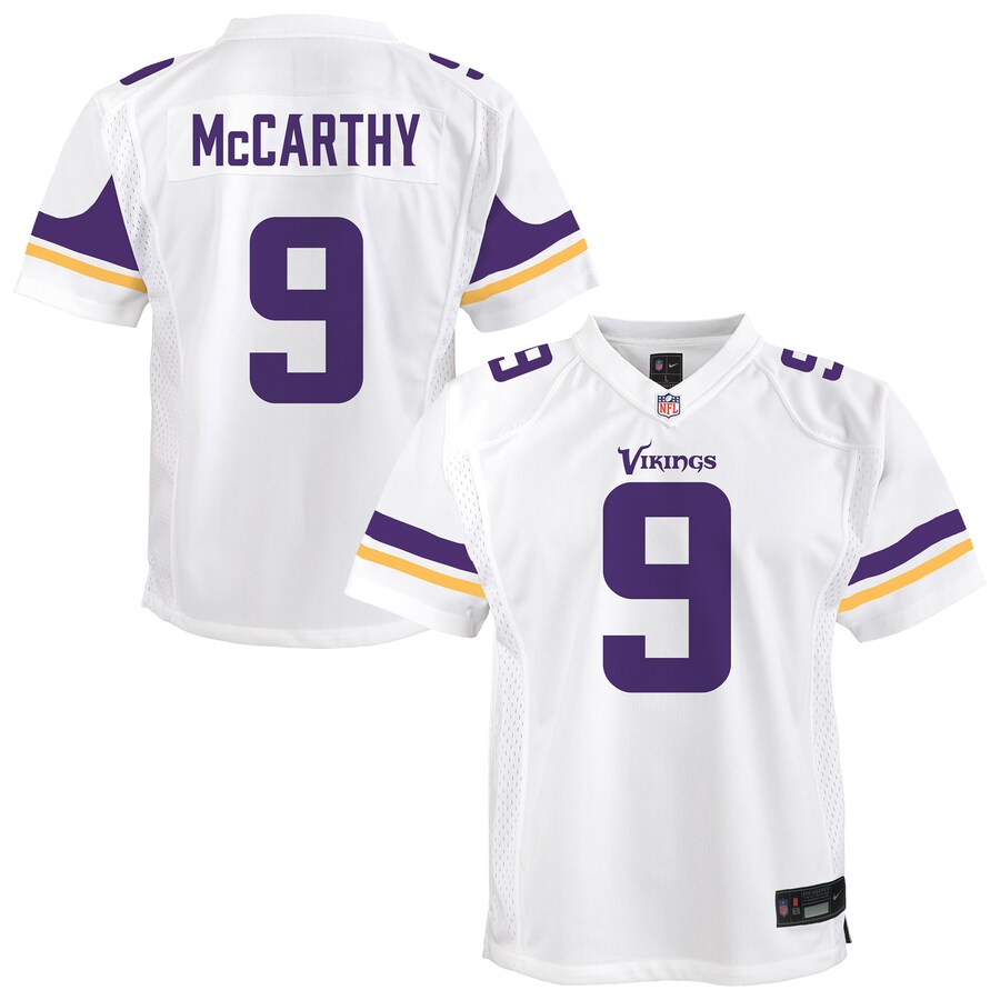 Youth Minnesota Vikings J.J. McCarthy Nike White Game Jersey - Jersey