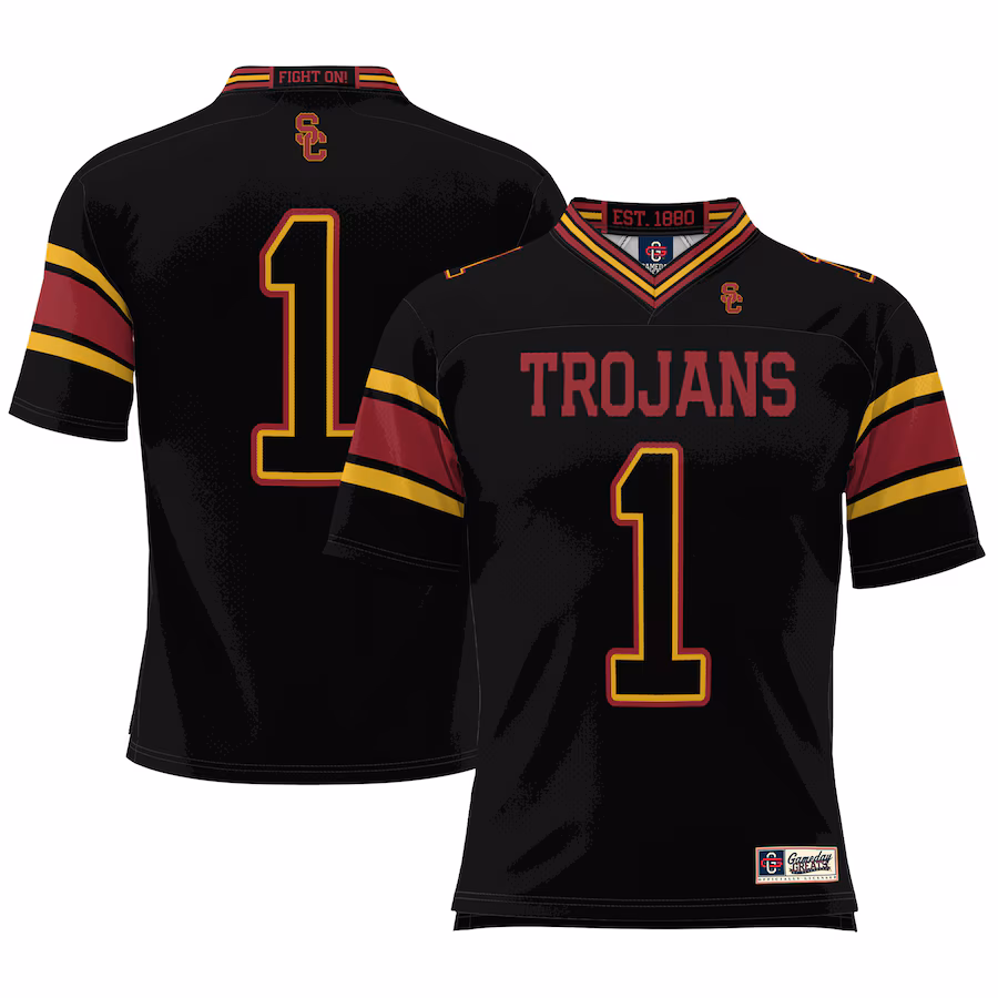 #1 USC Trojans GameDay Greats Football Jersey - Cardinal - Jersey