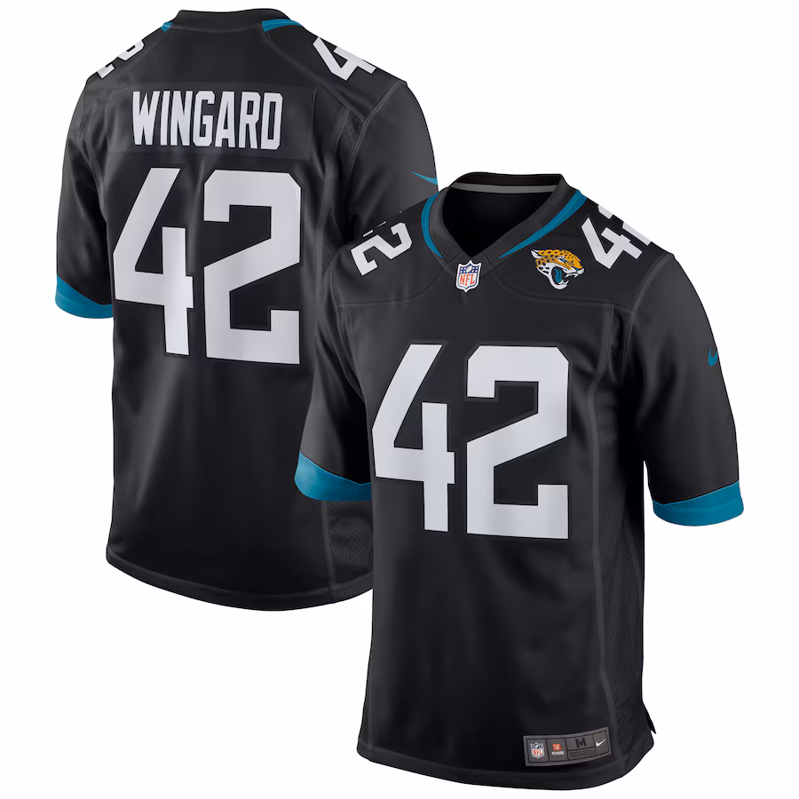 Men's Jacksonville Jaguars Andrew Wingard Nike Black Game Jersey - Jersey
