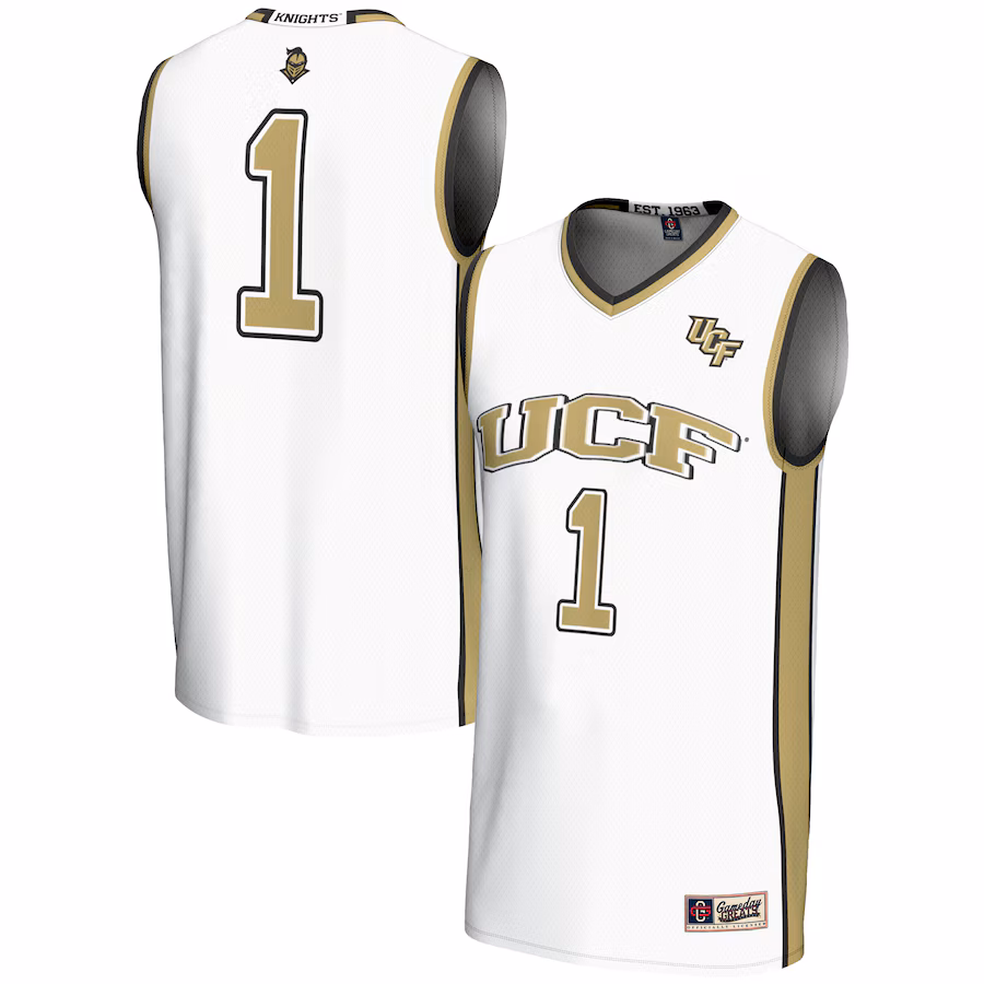Unisex GameDay Greats #1 White UCF Knights Lightweight Basketball Jersey - Jersey