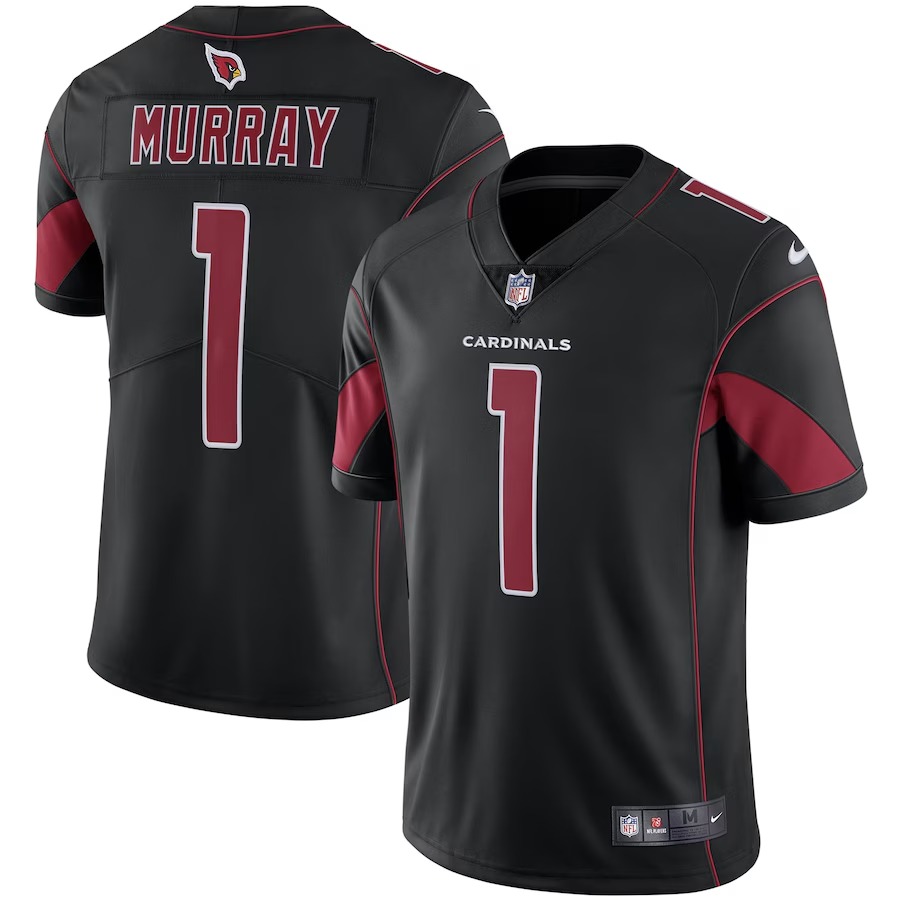 Men's Arizona Cardinals Kyler Murray Nike Black Color Rush Vapor Limited Jersey - Jersey