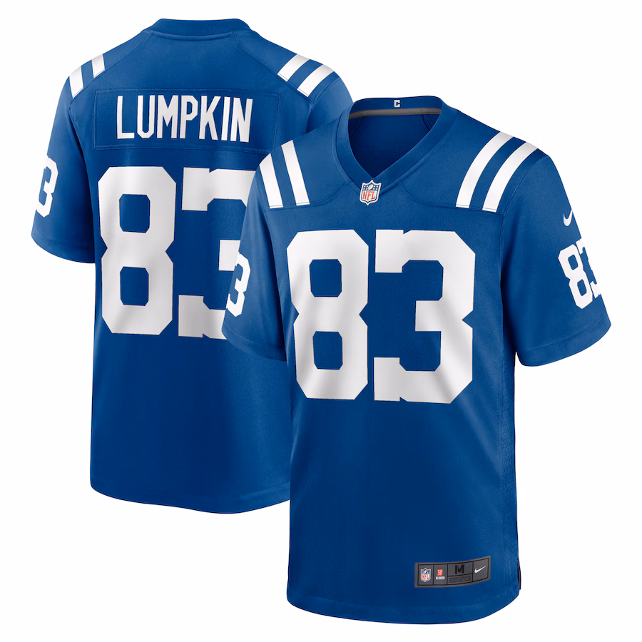 Men's Indianapolis Colts Johnny Lumpkin Nike  Royal Team Game Jersey - Jersey