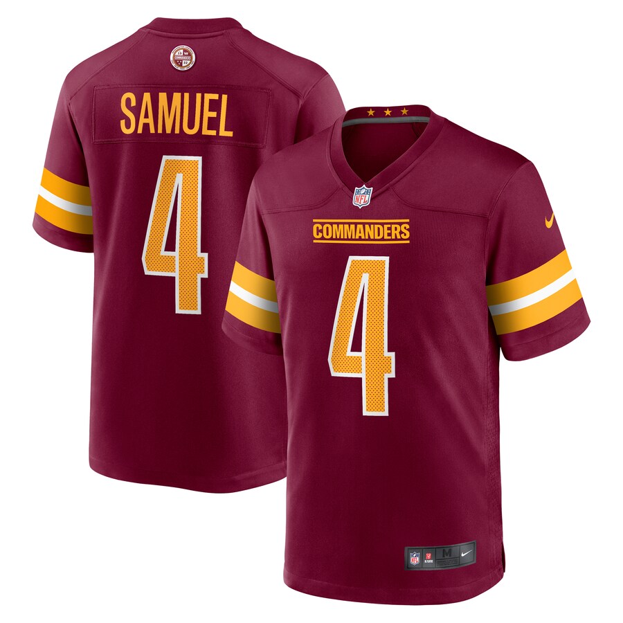 Men's Washington Commanders Curtis Samuel Nike Burgundy Game Player Jersey - Jersey