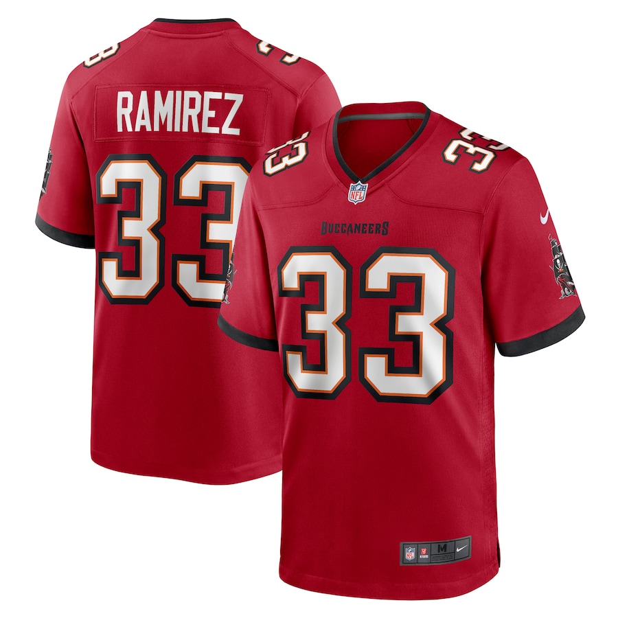 Men's Tampa Bay Buccaneers Jose Ramirez Nike Red Game Jersey - Jersey