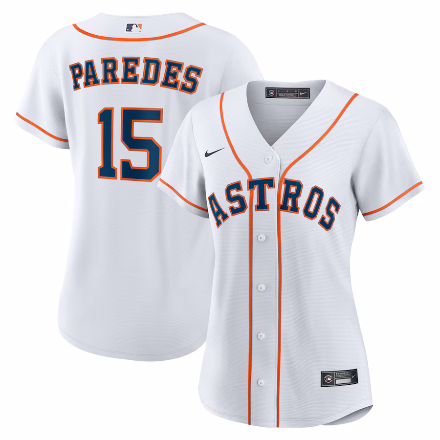 Women's Houston Astros Isaac Paredes Nike White Home Replica Jersey - Jersey